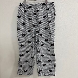 Cotton Scotty Dog Flannel Pajama Pants